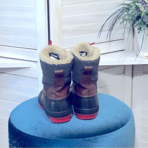 Gap Kids Thinsulate Duck Boots Unisex Charcoal Gray Toddler 3-4 - Picture 2 of 7